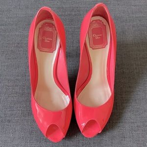 Christian Dior Miss Dior Slingback in coral pink